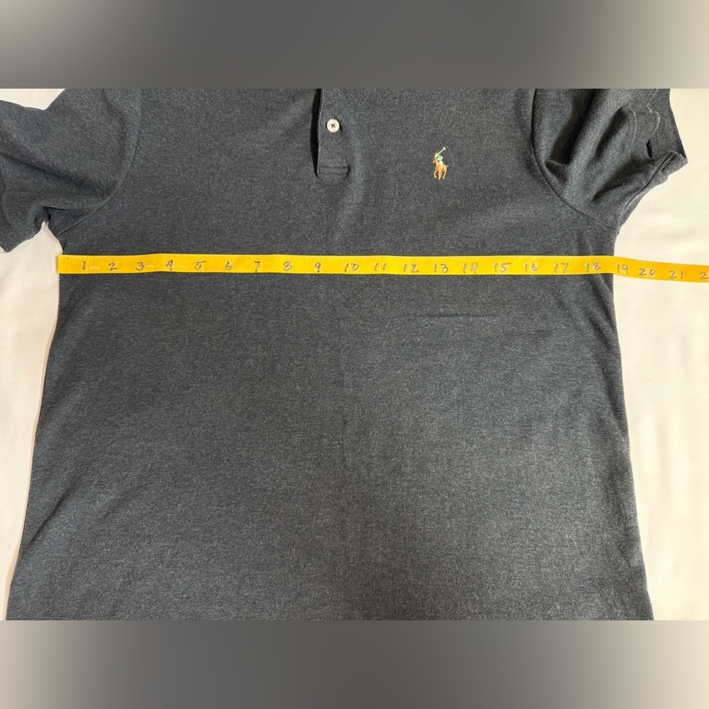 POLO by RALPH LAUREN Women's Charcoal Short-Sleeve Polo size S - Picture 11 of 12